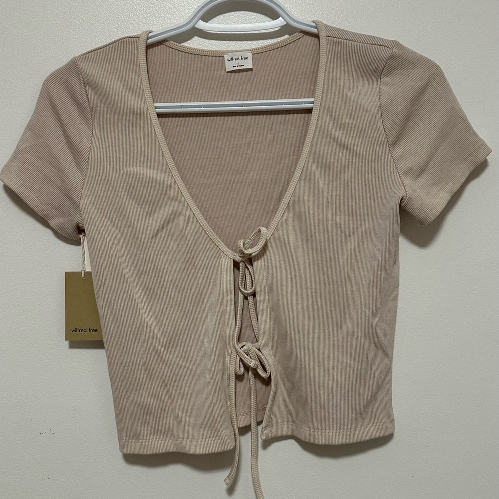 Wilfred Only Tie-Front Top